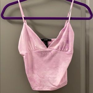 Tie Dye Purple Crop tank top